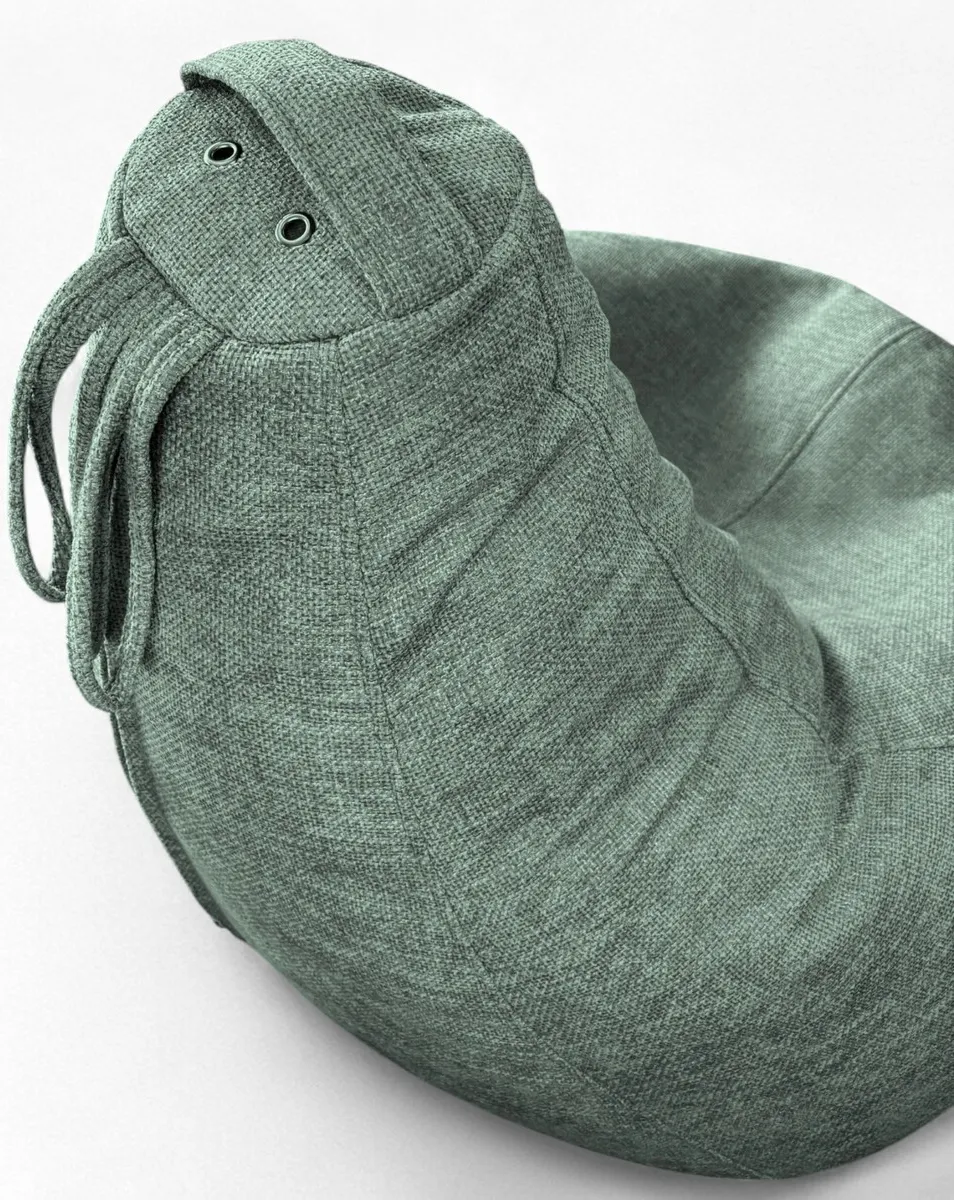 Кресло-мешок BeanBag Груша XXL / GVP-125x85-213 (шенилл 213 Mint) — фото 2