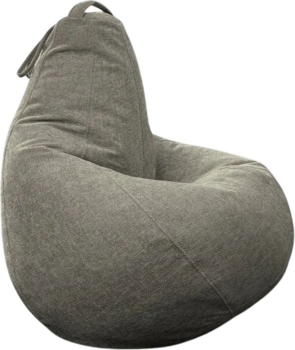 Кресло-мешок BeanBag Груша XXXL / GVP-130x95-223 (шенилл 223 Mouse)