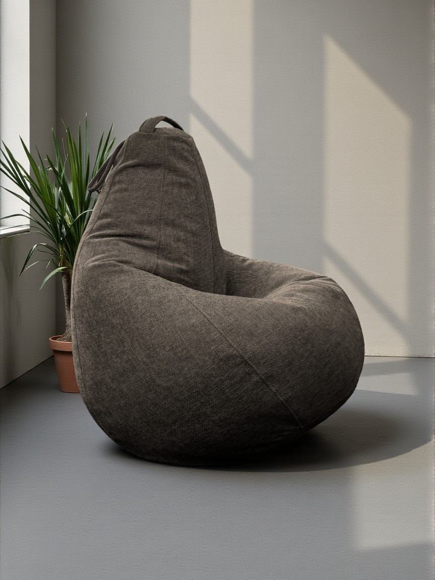 Кресло-мешок BeanBag Груша XXXL / GVP-130x95-224 (шенилл 224 Huzlenut) — фото 4
