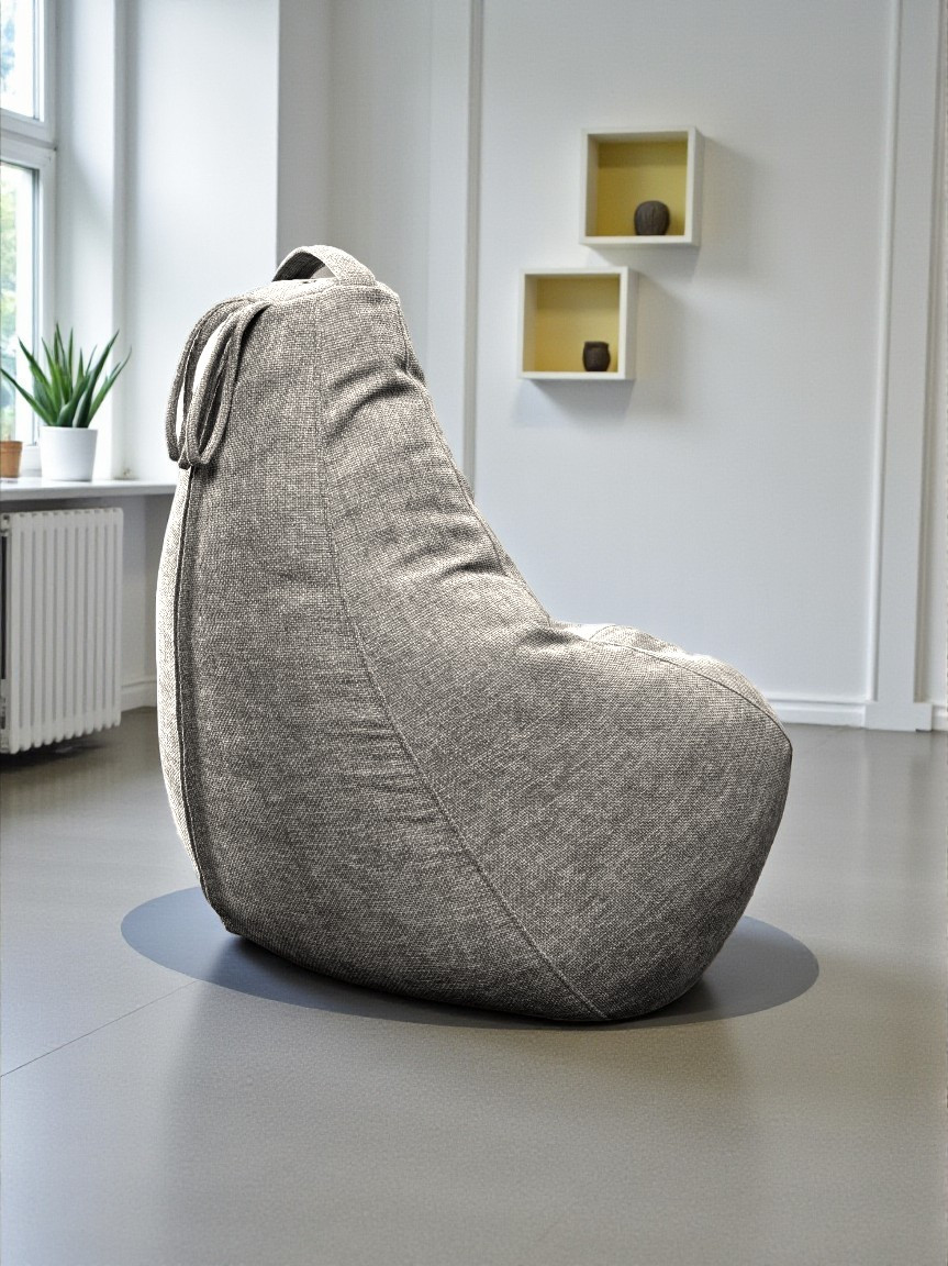 Кресло-мешок BeanBag Груша XXXXL / GVP-140x100-211 (шенилл 211 Sand) — фото 5