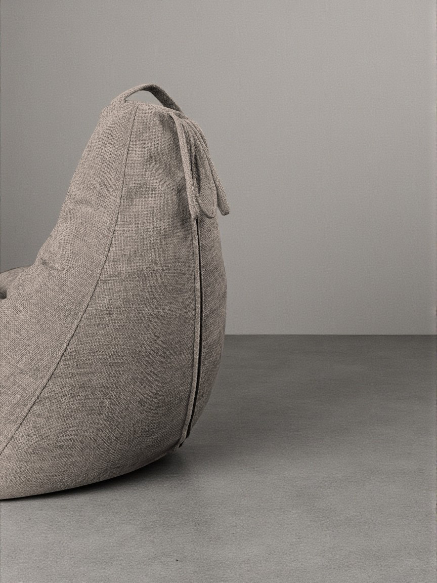 Кресло-мешок BeanBag Груша XXXXL / GVP-140x100-212 (шенилл 212 Mauve) — фото 6