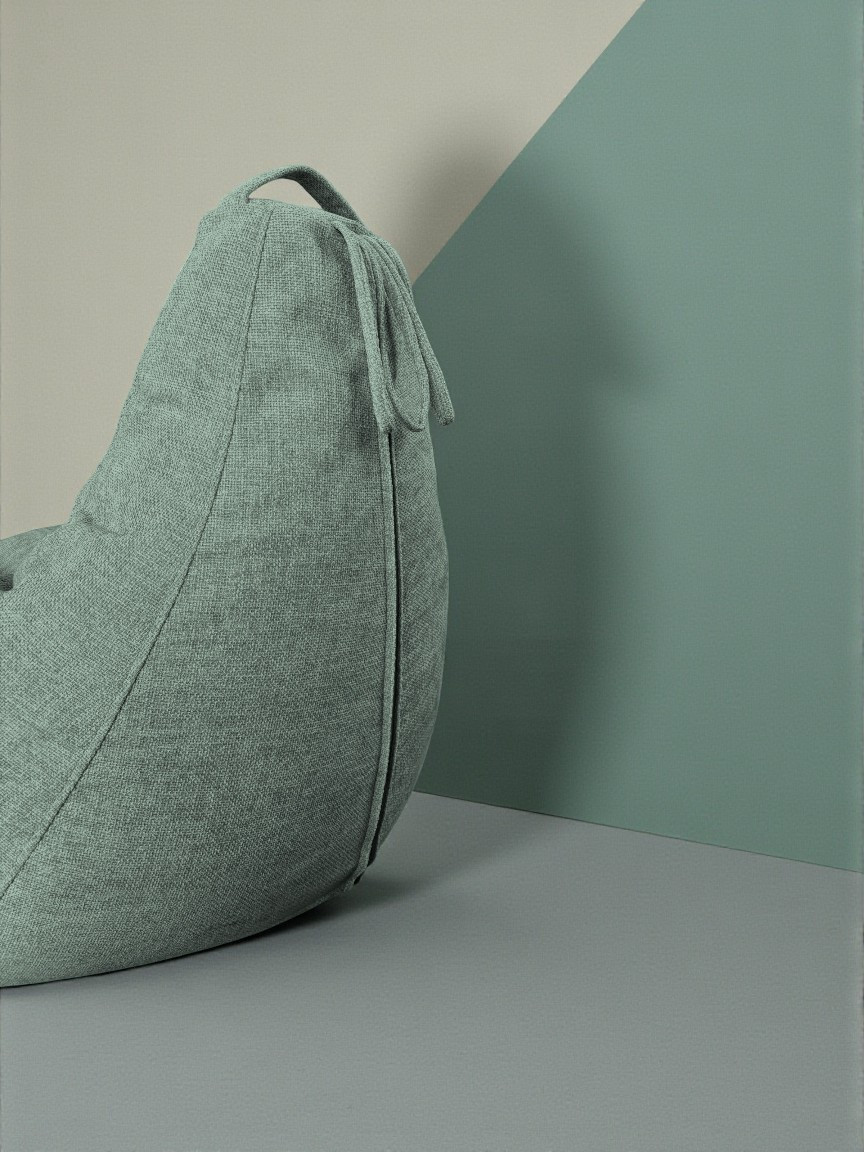 Кресло-мешок BeanBag Груша XXXXL / GVP-140x100-213 (шенилл 213 Mint) — фото 6