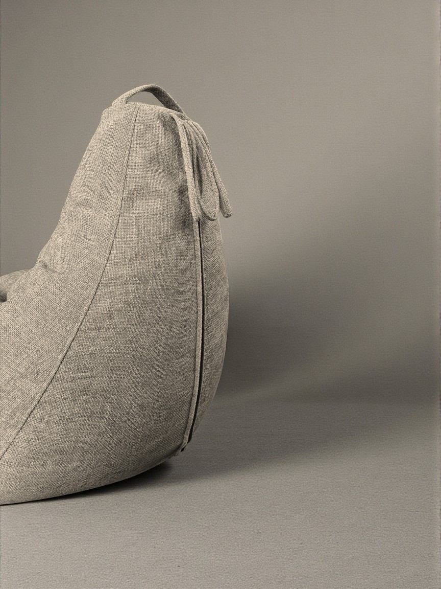 Кресло-мешок BeanBag Груша XXXXL / GVP-140x100-222 (шенилл 222 Linen) — фото 6