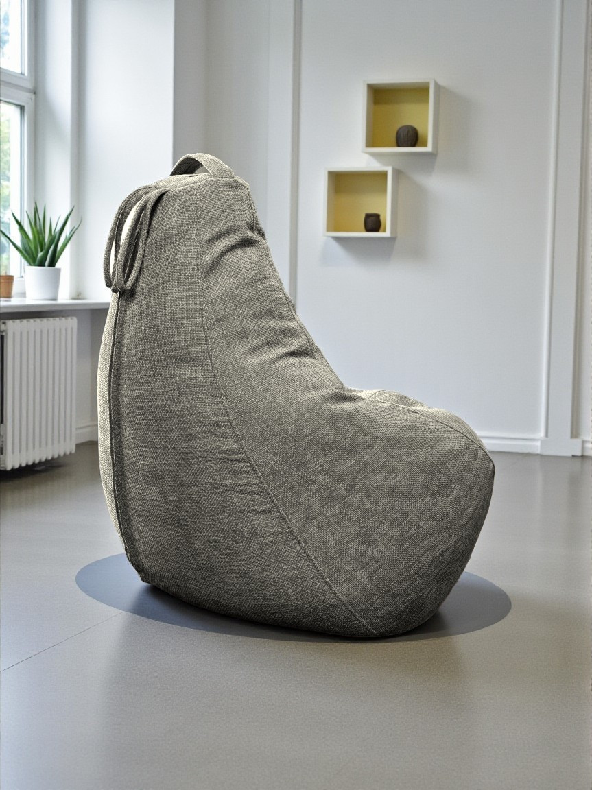 Кресло-мешок BeanBag Груша XXXXL / GVP-140x100-223 (шенилл 223 Mouse) — фото 5