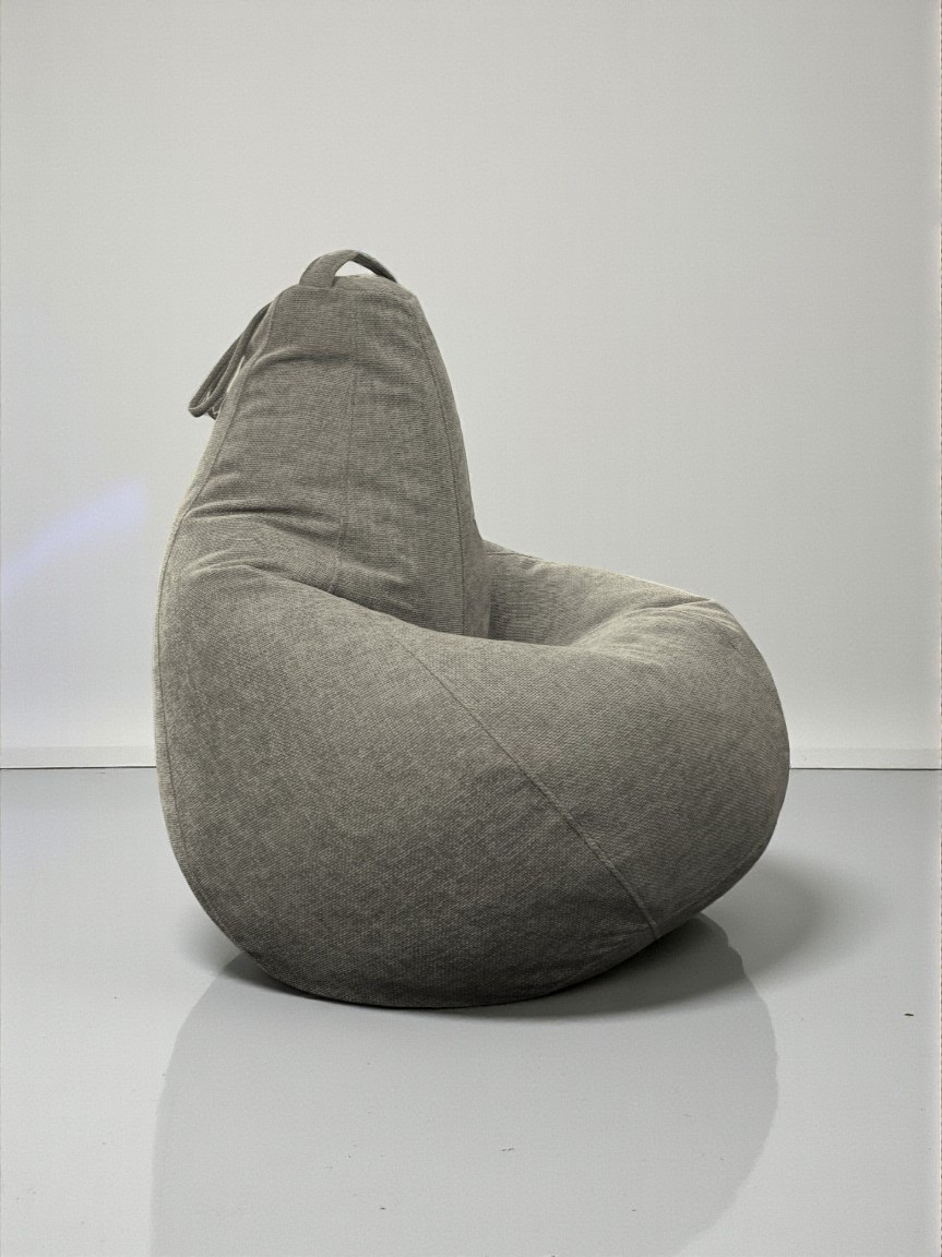 Кресло-мешок BeanBag Груша XXXXL / GVP-140x100-223 (шенилл 223 Mouse) — фото 4