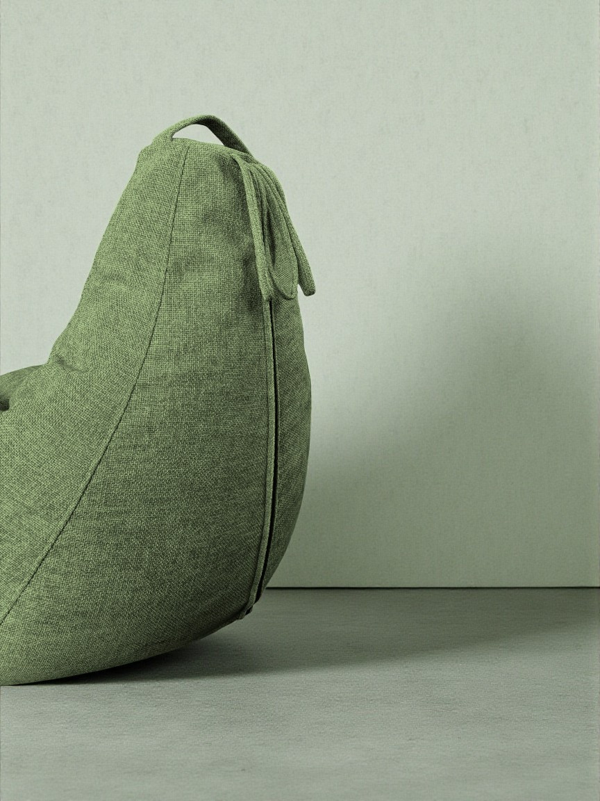 Кресло-мешок BeanBag Груша XXXXL / GVP-140x100-227 (шенилл 227 Moss Green) — фото 6