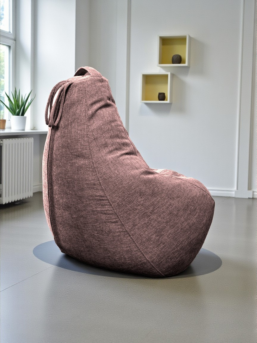 Кресло-мешок BeanBag Груша XXXXL / GVP-140x100-225 (шенилл 225 Ash Rose) — фото 5