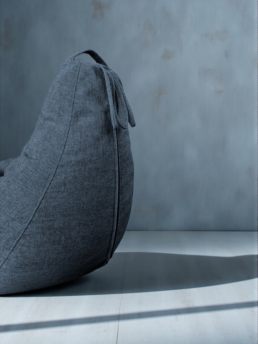 Кресло-мешок BeanBag Груша XXXXL / GVP-140x100-215 (шенилл 215 Ocean) — фото 6