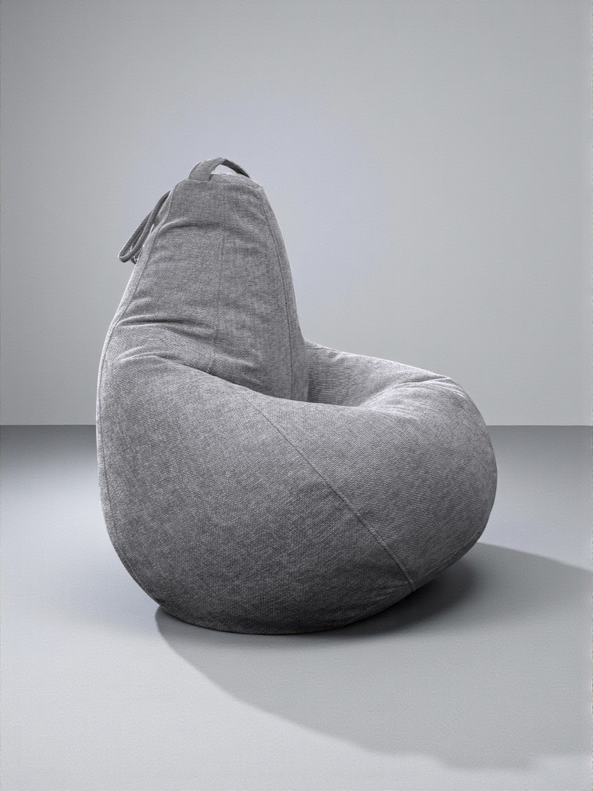 Кресло-мешок BeanBag Груша XXXXL / GVP-140x100-214 (шенилл 214 Elephant) — фото 4