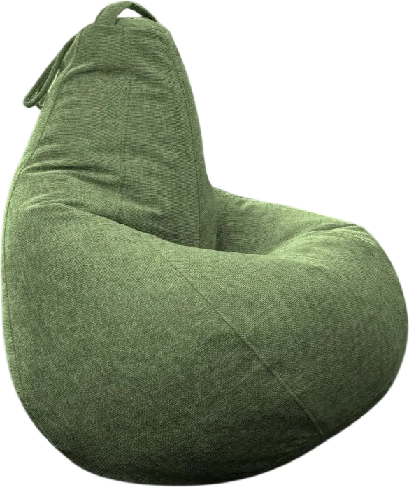 Кресло-мешок BeanBag Груша Царский / GVP-160x110-227 (шенилл 227 Moss Green)