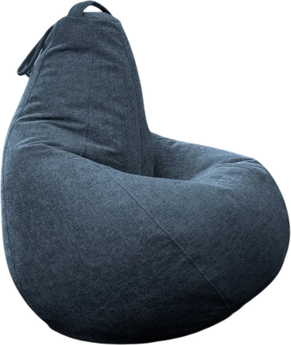 Кресло-мешок BeanBag Груша Царский / GVP-160x110-215 (шенилл 215 Ocean)