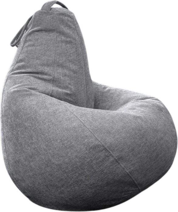 Кресло-мешок BeanBag Груша Царский / GVP-160x110-214 (шенилл 214 Elephant)