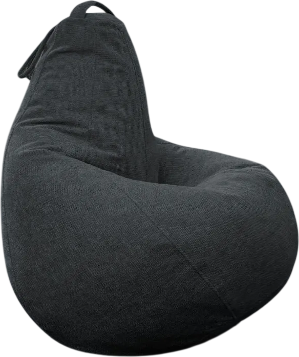 Кресло-мешок BeanBag Груша Царский / GVP-160x110-219 (шенилл 219 Graphite)