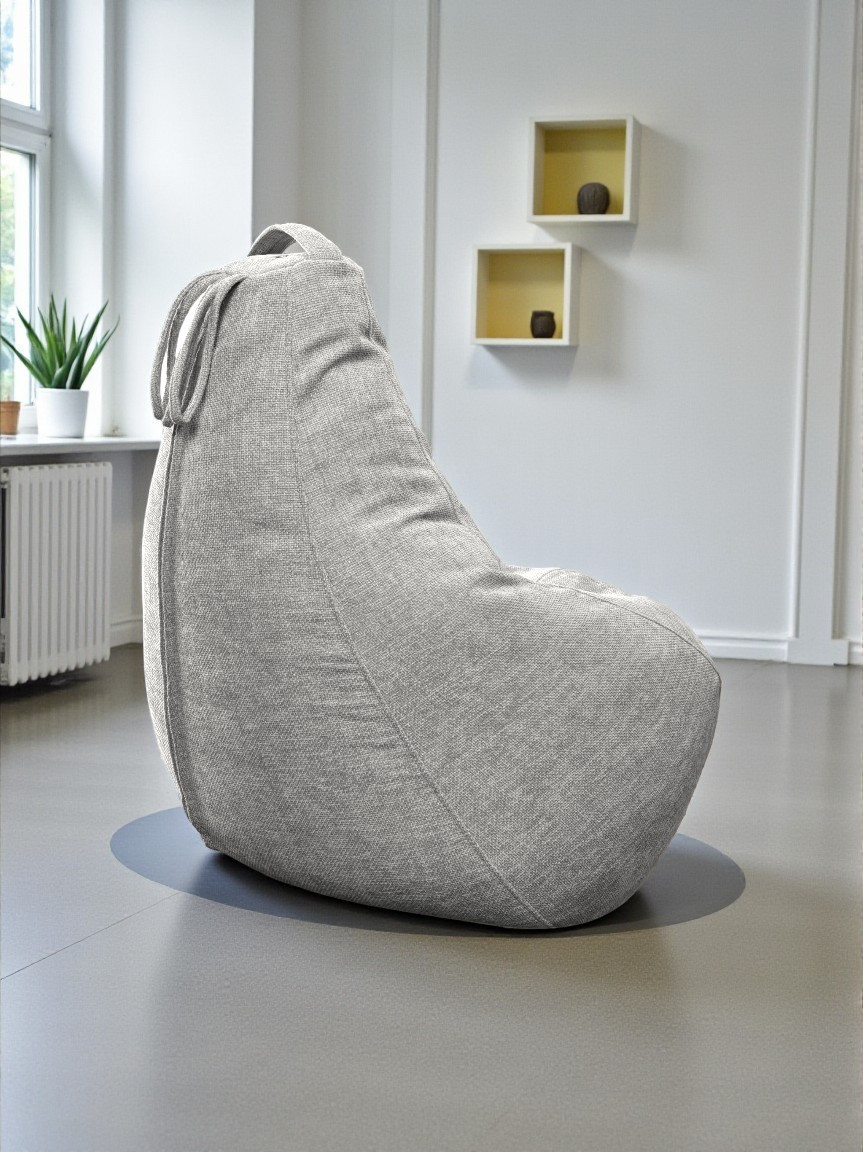 Кресло-мешок BeanBag Груша XXL / GVP-125x85-229 (шенилл 229 Steel) — фото 5