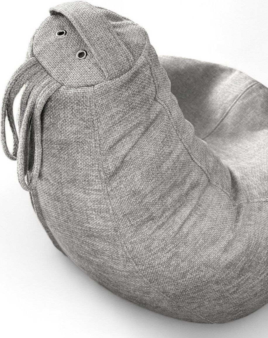 Кресло-мешок BeanBag Груша XXL / GVP-125x85-229 (шенилл 229 Steel) — фото 2