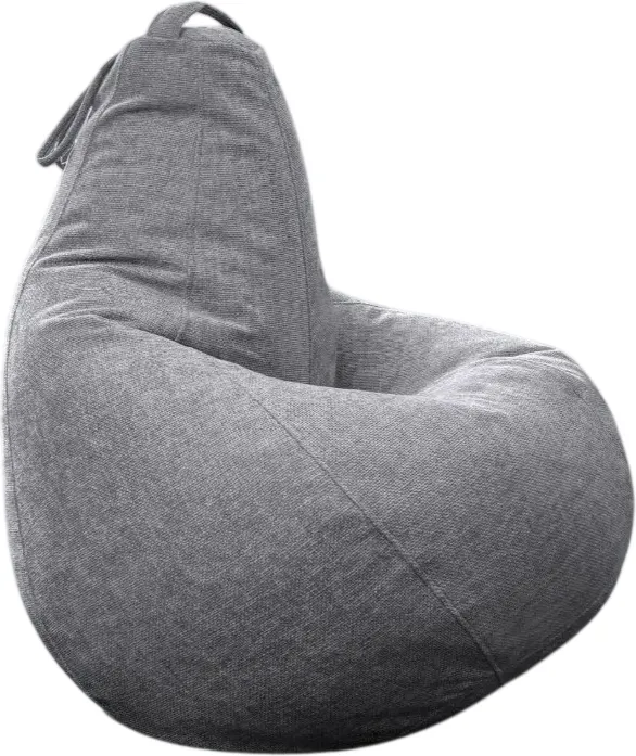 Кресло-мешок BeanBag Груша XXL / GVP-125x85-214 (шенилл 214 Elephant)