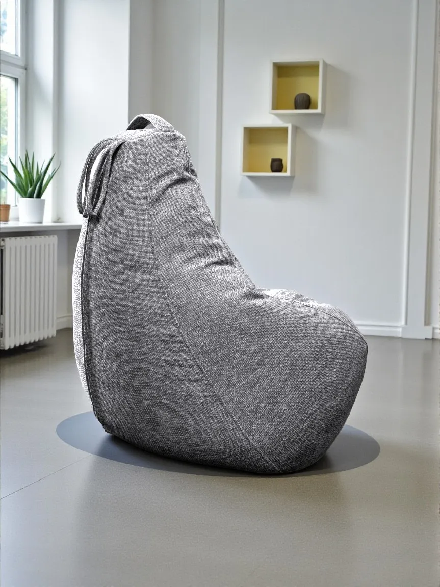 Кресло-мешок BeanBag Груша XXL / GVP-125x85-214 (шенилл 214 Elephant) — фото 5