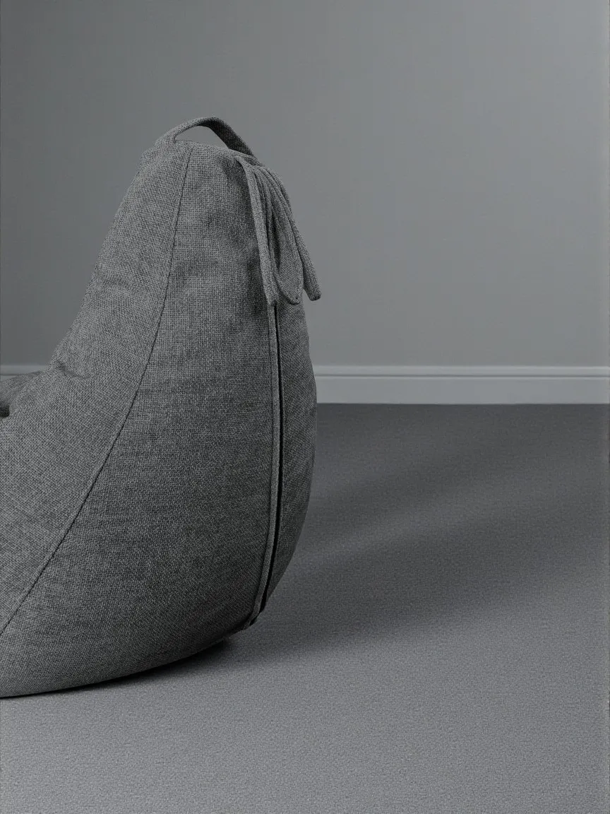 Кресло-мешок BeanBag Груша XXL / GVP-125x85-220 (шенилл 220 Silver Grey) — фото 6