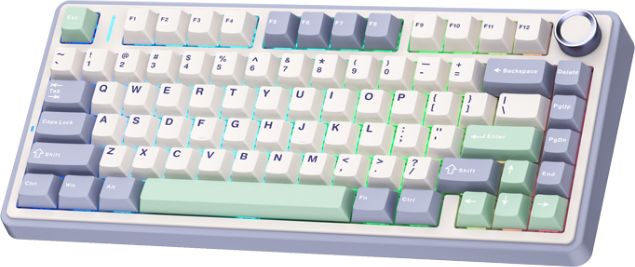 Клавиатура Aula F75 (Blue/White/Purple/Ice Vein Switches) — фото 2