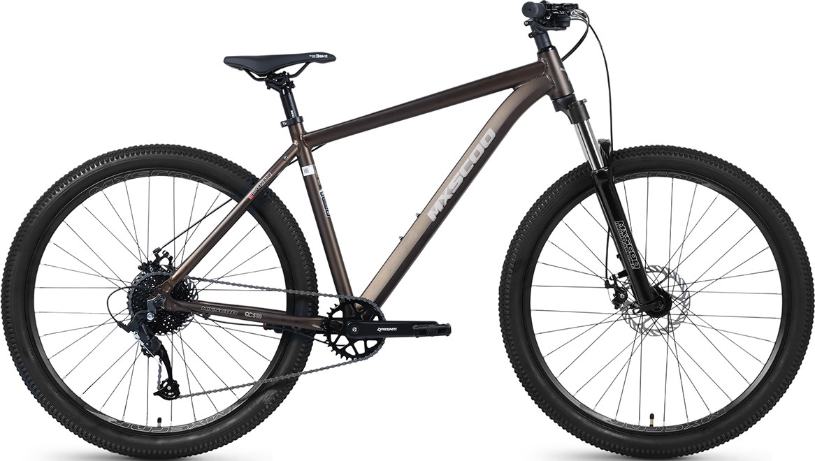 Велосипед Maxiscoo 3BIKE 27.5 M330 2026 / MSC-M3-2722-19 (бронзовый матовый, разобранный, в коробке)