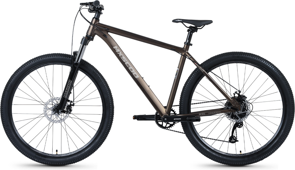 Велосипед Maxiscoo 3BIKE 27.5 M330 2026 / MSC-M3-2722-19 (бронзовый матовый, разобранный, в коробке) — фото 3
