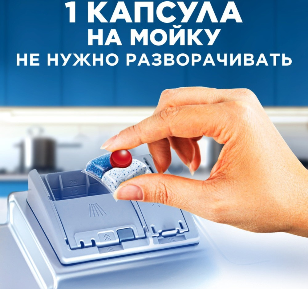 Капсулы для посудомоечных машин Finish Powerball Quantum (80шт) — фото 6