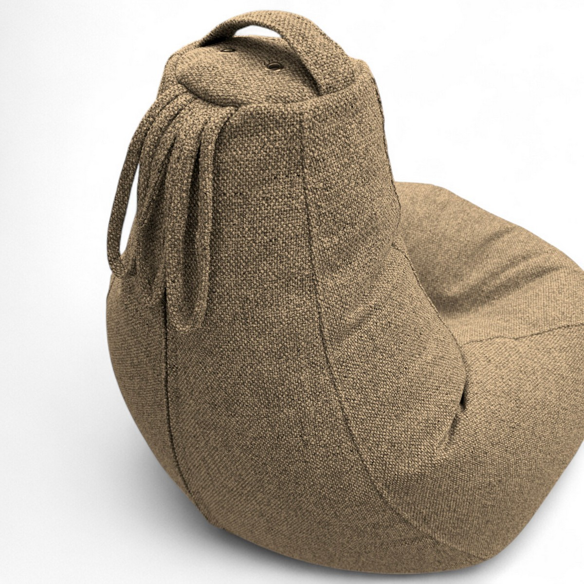 Кресло-мешок BeanBag Груша XXXXL / GVP-140x100-09 (рогожка 09 Nut) — фото 4
