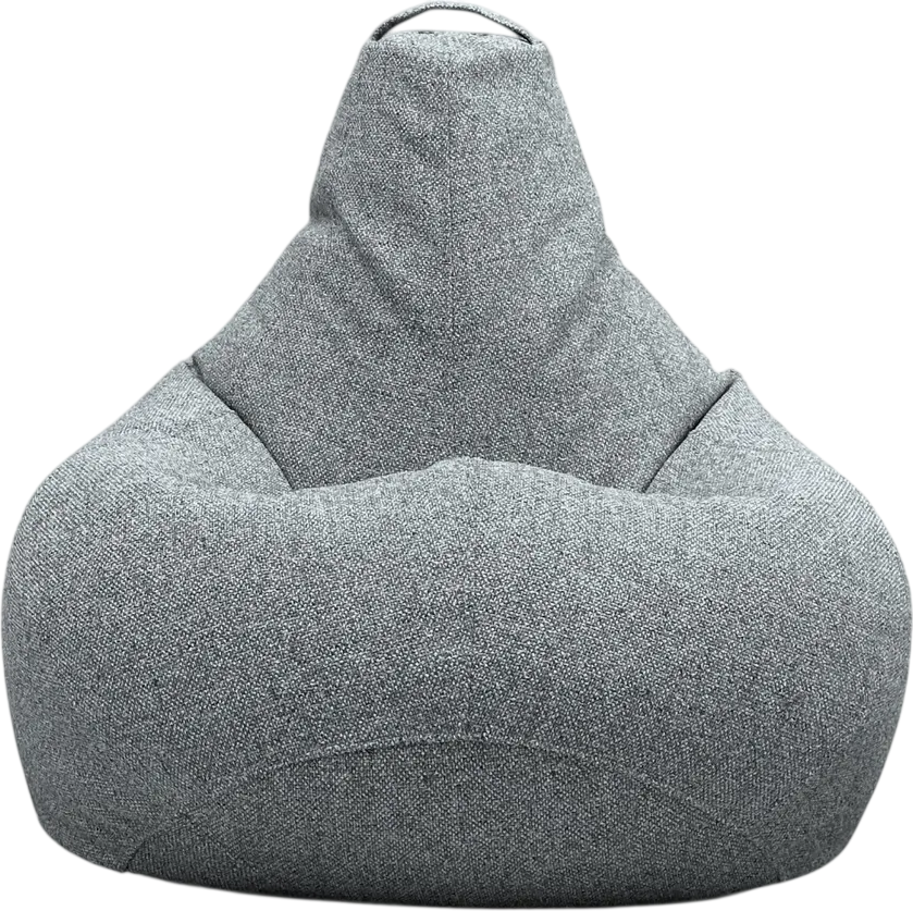 Кресло-мешок BeanBag Груша XXXXL / GVP-140x100-02 (рогожка 02 Silver)