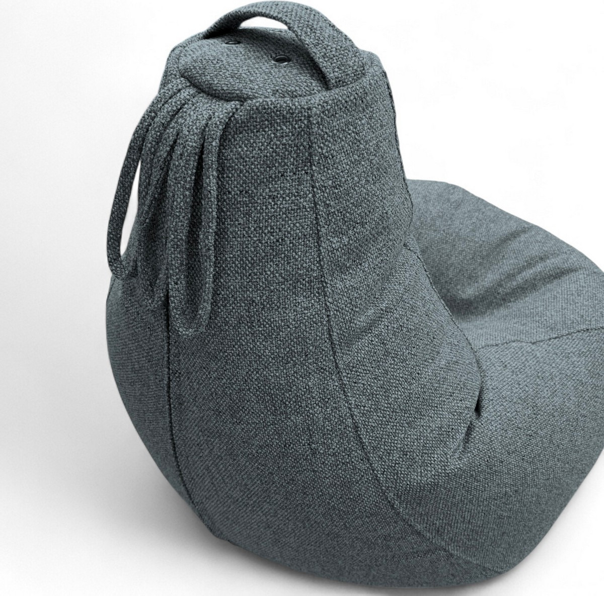Кресло-мешок BeanBag Груша XXXXL / GVP-140x100-04 (рогожка 04 Granite) — фото 3