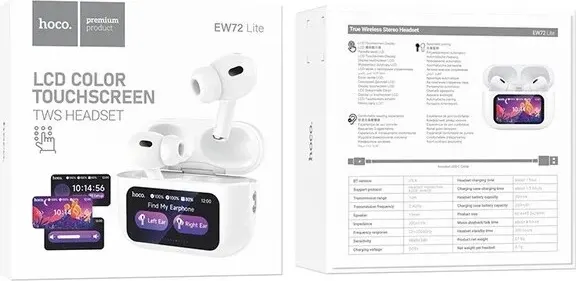 Беспроводные наушники Hoco EW72 TWS Lite (белый) — фото 4