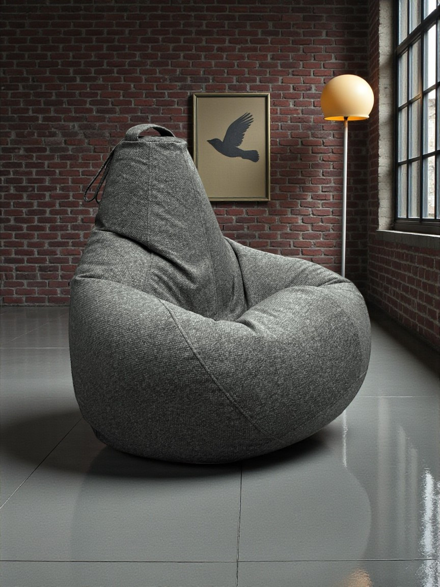Кресло-мешок BeanBag Груша XXXL / GVP-130x95 (микровелюр 14 Dove) — фото 6