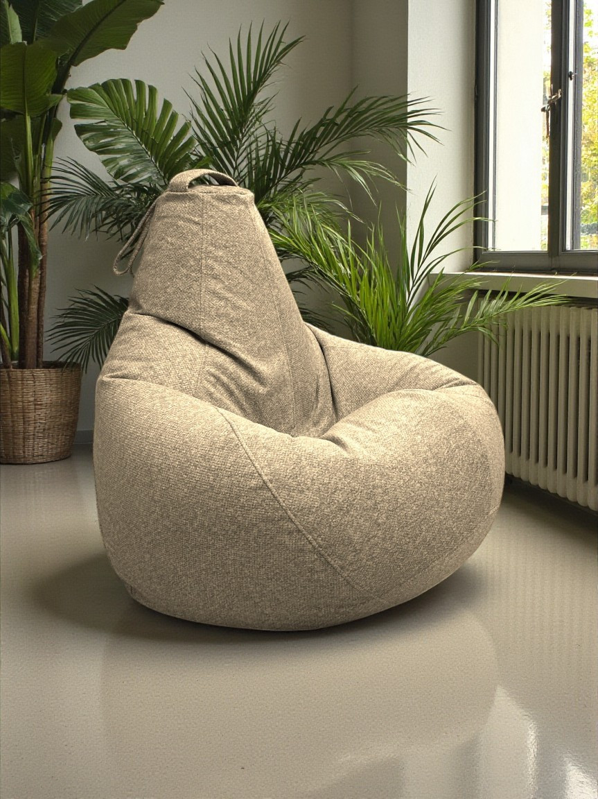 Кресло-мешок BeanBag Груша XXXXL / GVP-140x100 (микровелюр 2 Tofu) — фото 6