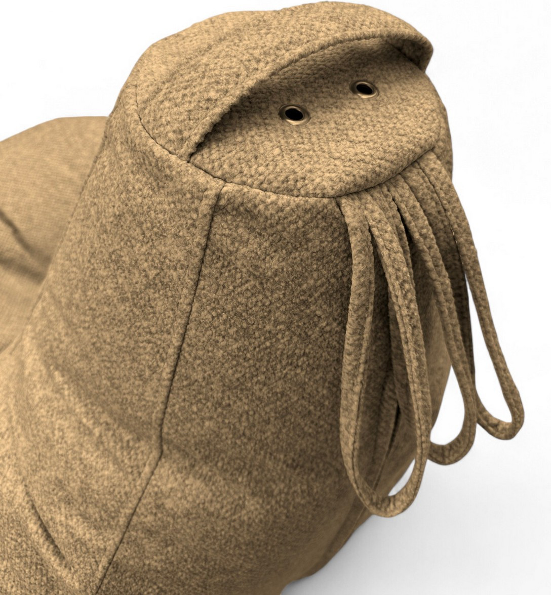 Кресло-мешок BeanBag Груша XXXXL / GVP-140x100 (микровелюр 3 Biscuit) — фото 2