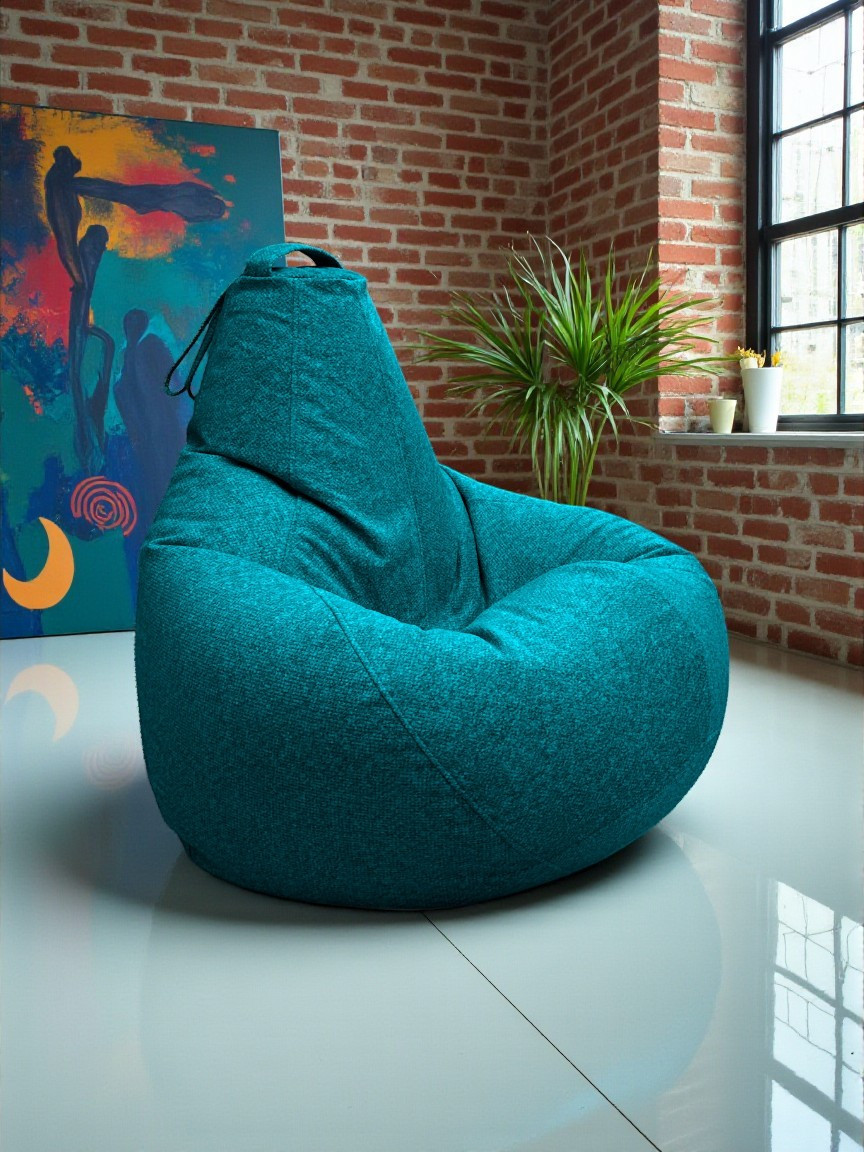 Кресло-мешок BeanBag Груша XXXXL / GVP-140x100 (микровелюр 11 Ocean) — фото 6