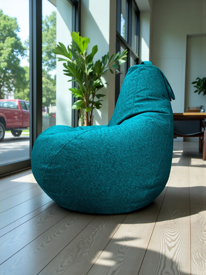 Кресло-мешок BeanBag Груша XXXXL / GVP-140x100 (микровелюр 11 Ocean) — фото 5