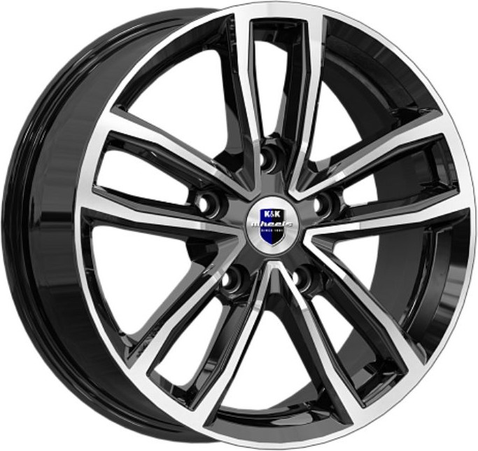 Литой диск K&K KC1086 Dongfeng VIGO 17x6.5" 5x108мм DIA 65.1мм ET 33мм (Алмаз черный)