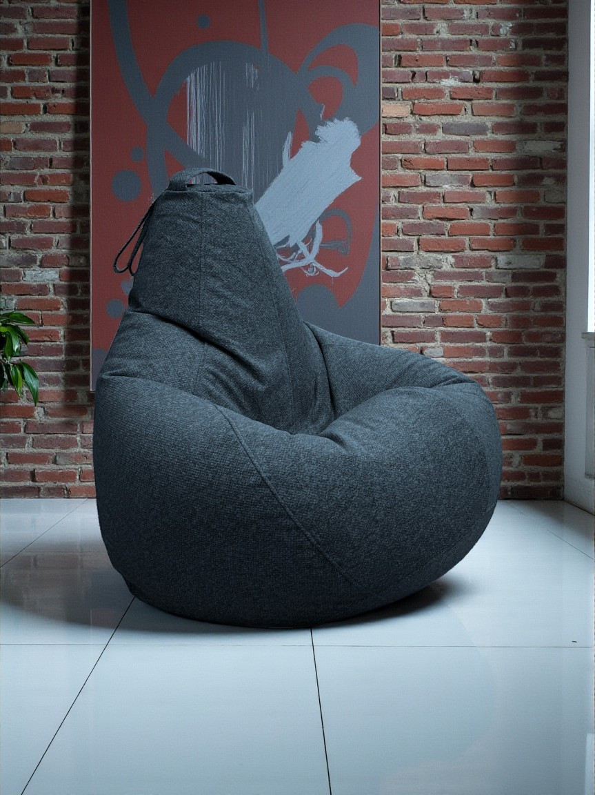 Кресло-мешок BeanBag Груша XXXXL / GVP-140x100 (микровелюр 13 Blue) — фото 6