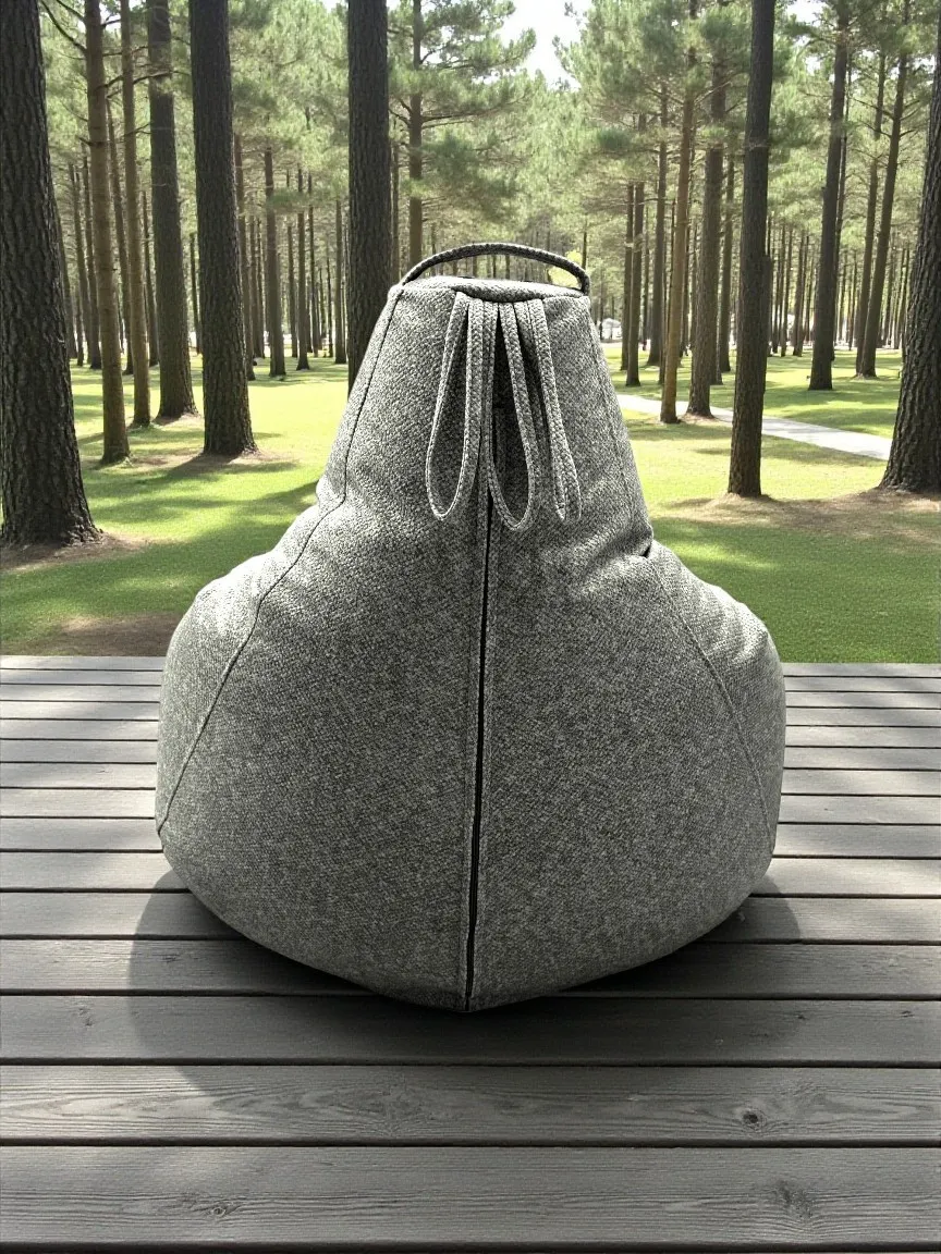 Кресло-мешок BeanBag Груша XXXXL / GVP-140x100 (микровелюр 12 Granite) — фото 6
