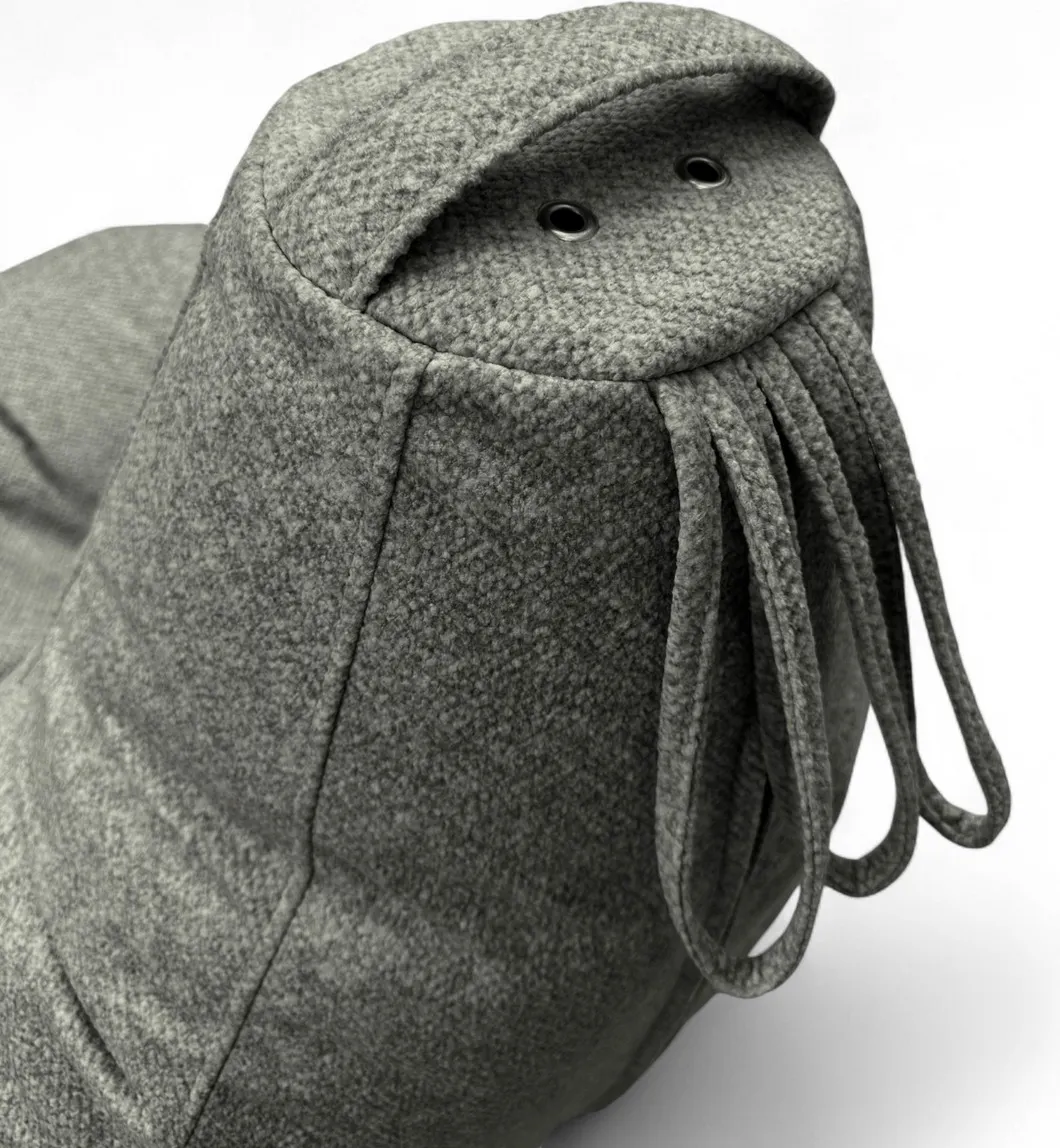 Кресло-мешок BeanBag Груша XXXXL / GVP-140x100 (микровелюр 12 Granite) — фото 2