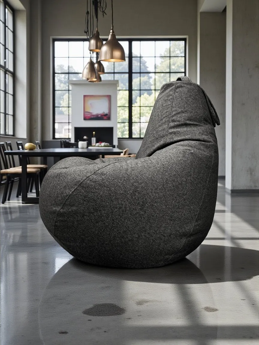 Кресло-мешок BeanBag Груша XXXXL / GVP-140x100 (микровелюр 10 Mouse) — фото 5