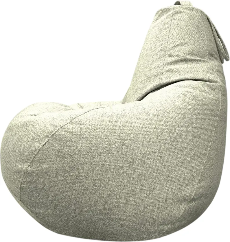 Кресло-мешок BeanBag Груша Царский / GVP-160x110 (микровелюр 15 White)