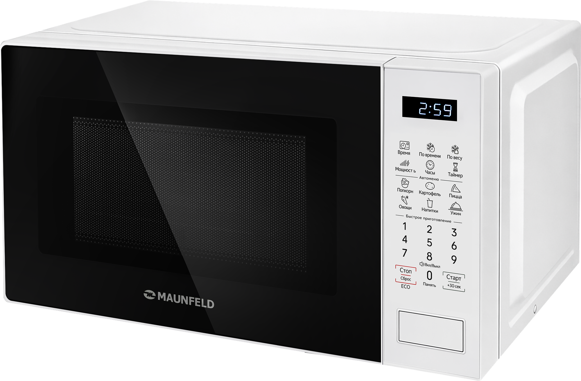 Микроволновая печь Maunfeld MFSMO720EW02 — фото 4