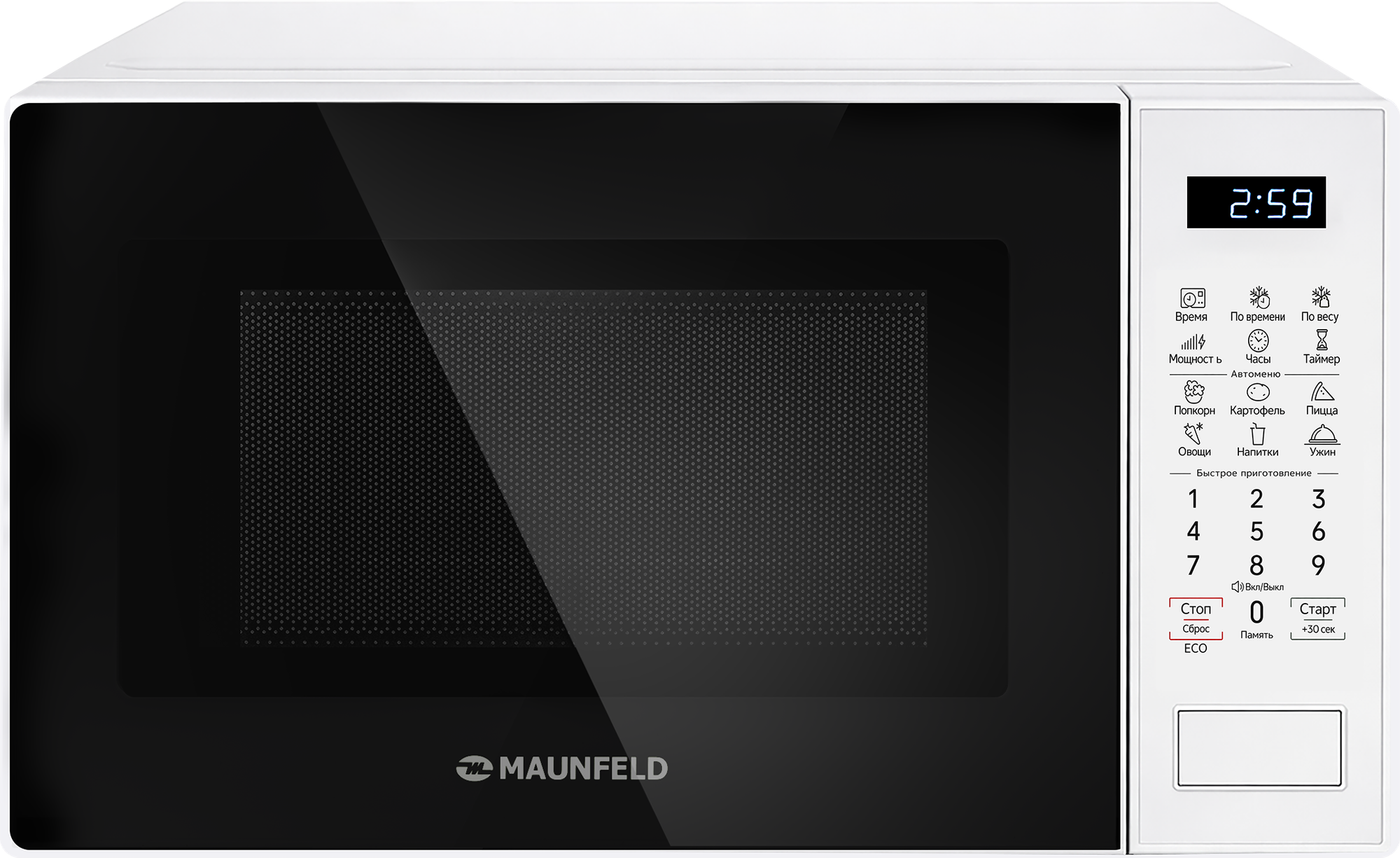 Микроволновая печь Maunfeld MFSMO720EW02 — фото 3