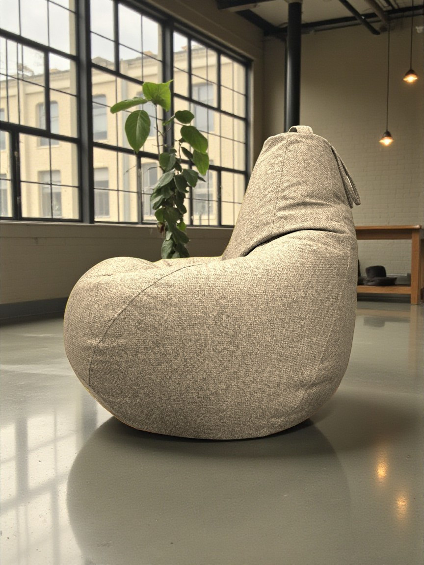 Кресло-мешок BeanBag Груша XXL / GVP-125x85 (микровелюр 2 Tofu) — фото 5