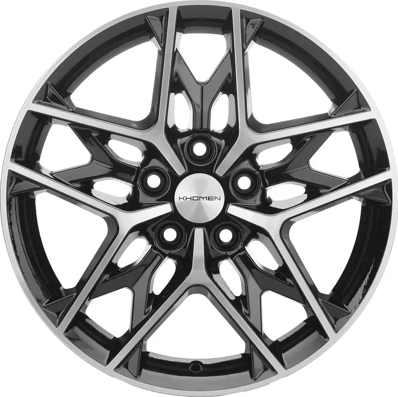 Литой диск Khomen KHW1709 Kia K5 17x7" 5x114.3мм DIA 67.1мм ET 48мм (Black FP)