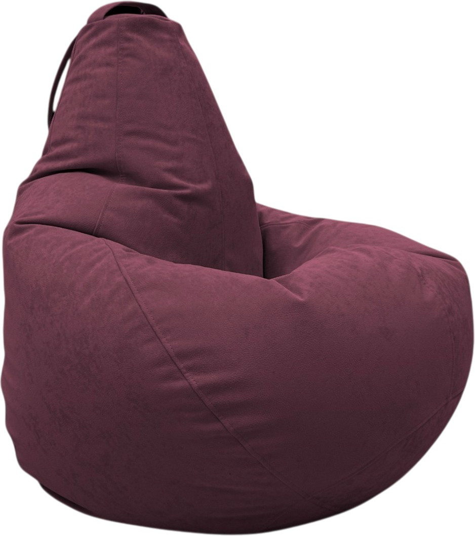 Кресло-мешок BeanBag Груша XXL / GVPZ-125x85 (искусственная замша 8 Wine)