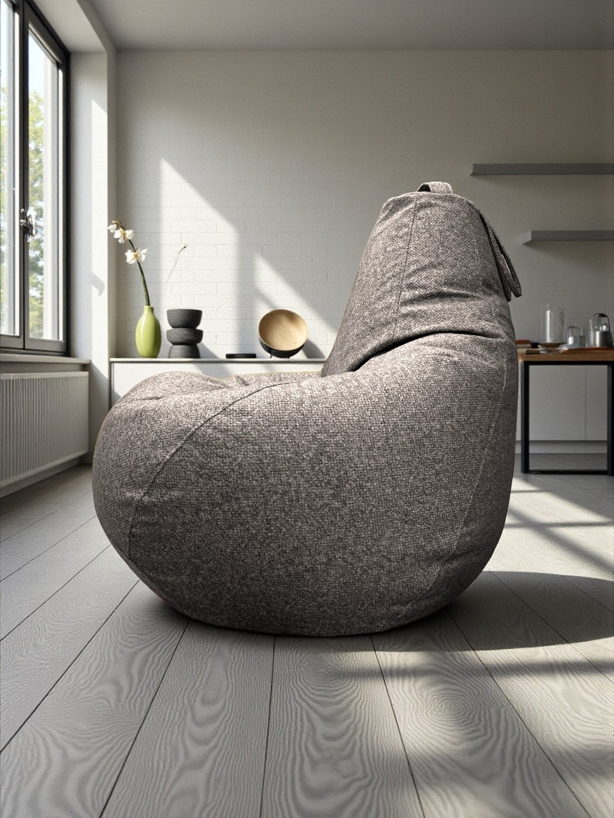 Кресло-мешок BeanBag Груша XXL / GVP-125x85 (микровелюр 4 Wool) — фото 5