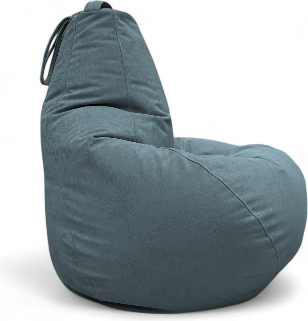 Кресло-мешок BeanBag Груша XXL / GVPZ-125x85 (искусственная замша 16 Sea) — фото 6