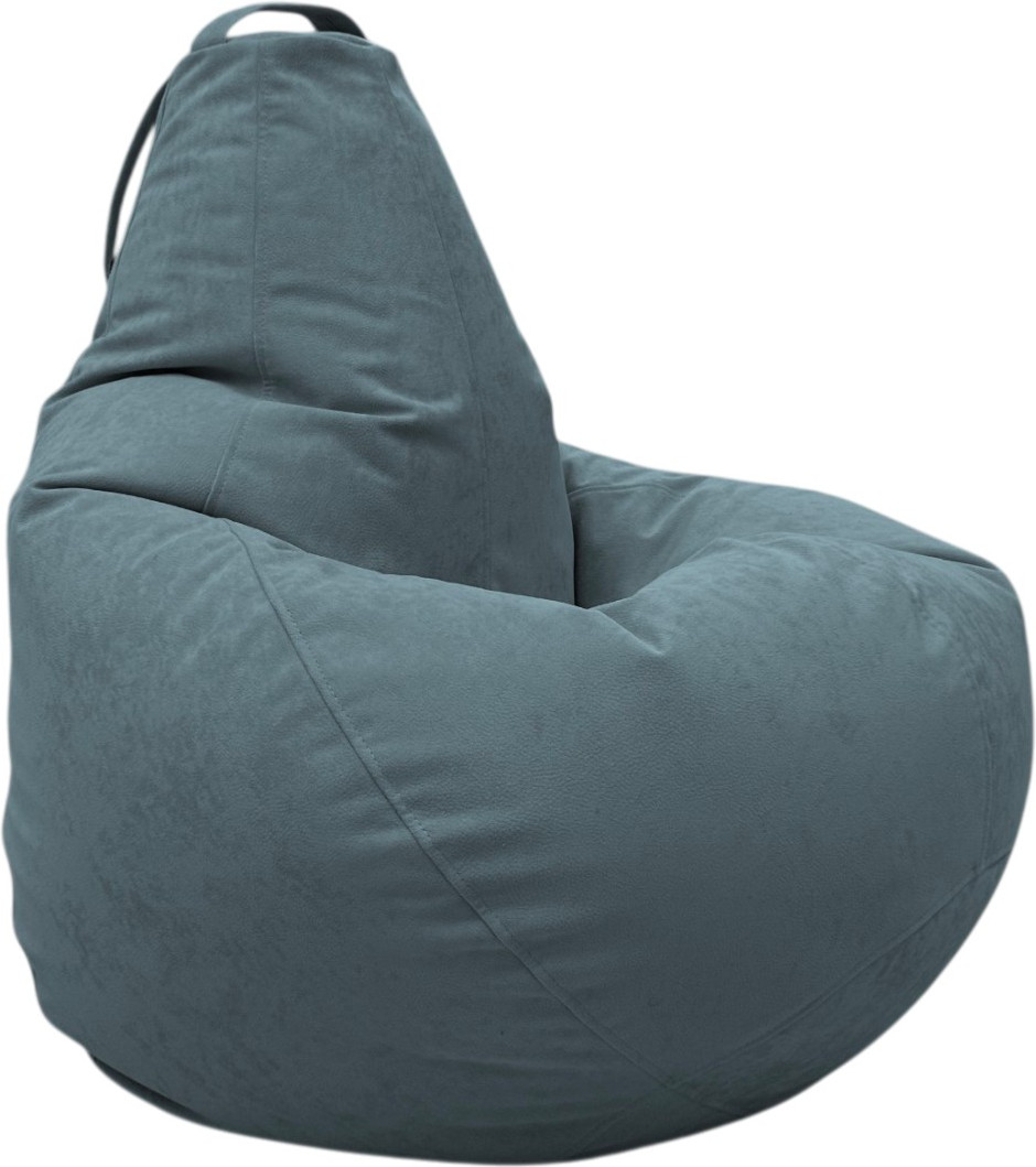 Кресло-мешок BeanBag Груша XXL / GVPZ-125x85 (искусственная замша 16 Sea)