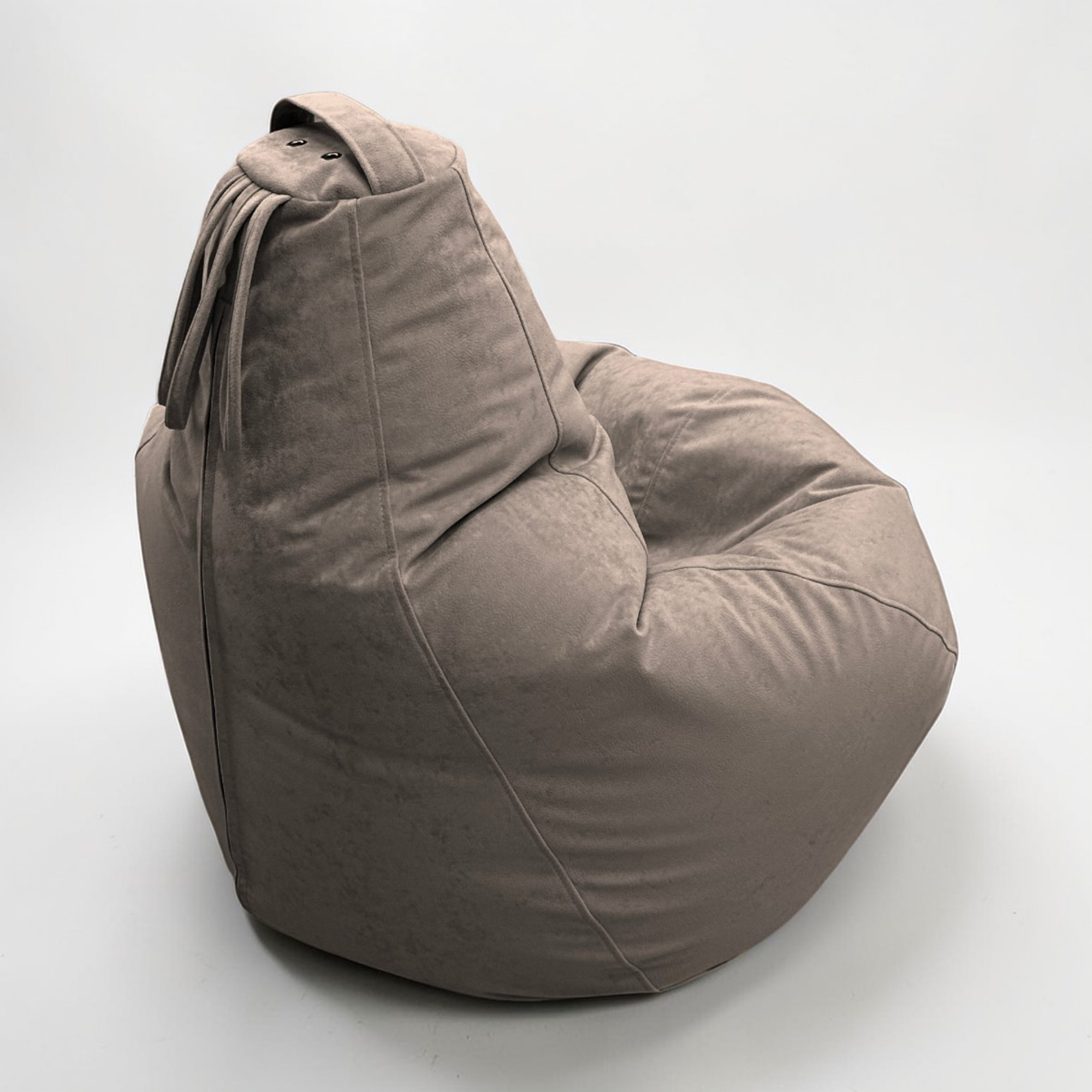 Кресло-мешок BeanBag Груша XXXL / GVPZ-130x95 (искусственная замша 3 Cappuccino) — фото 6